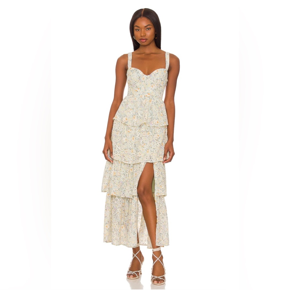 ASTR The Label - Midsummer Dress in Mint Multi Floral